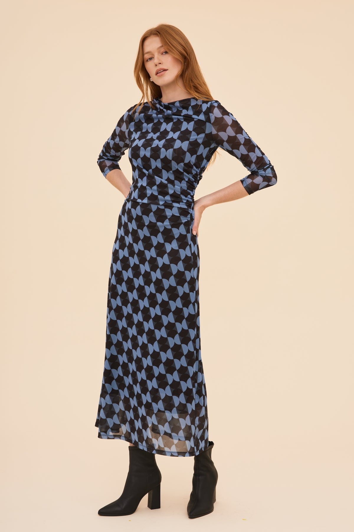 ruche dress – La Garçonne 85% rayon Vintage Vicky Tiel Ruche Dress