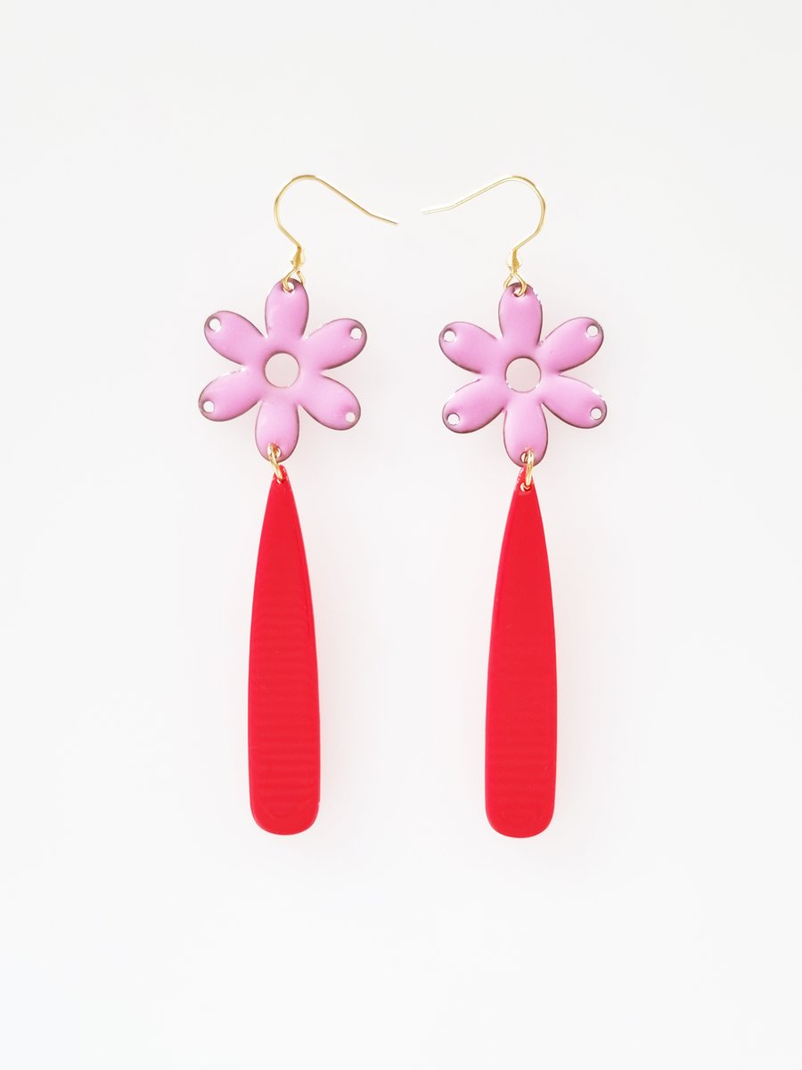 
                  
                    Folly Earrings by Middle Child - Red and Pink
                  
                