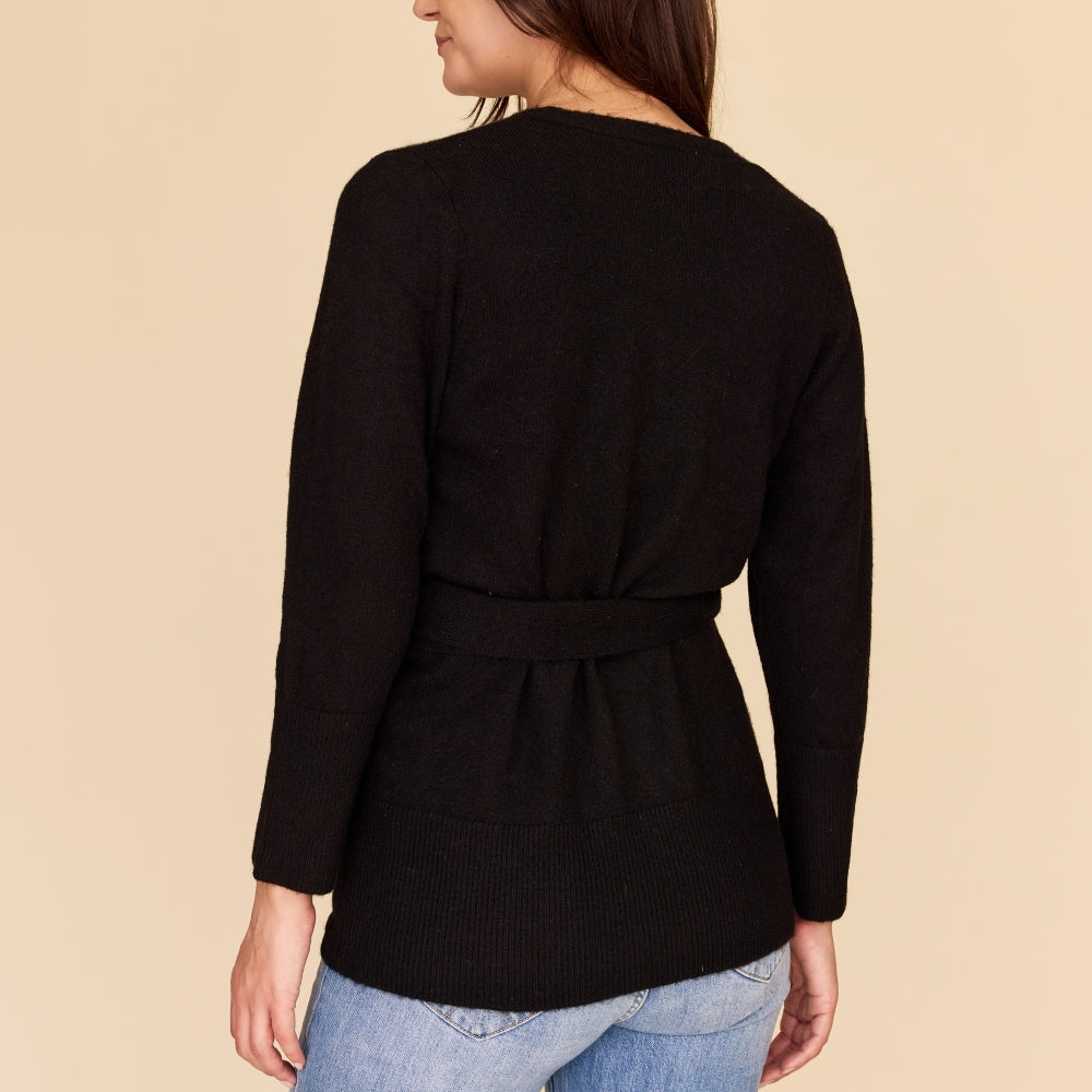 
                      
                        BLACK Wrap BFF Cardigan
                      
                    