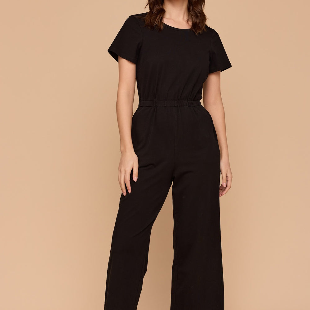 WHOLESALE - Black Stretch Jumpsuit
