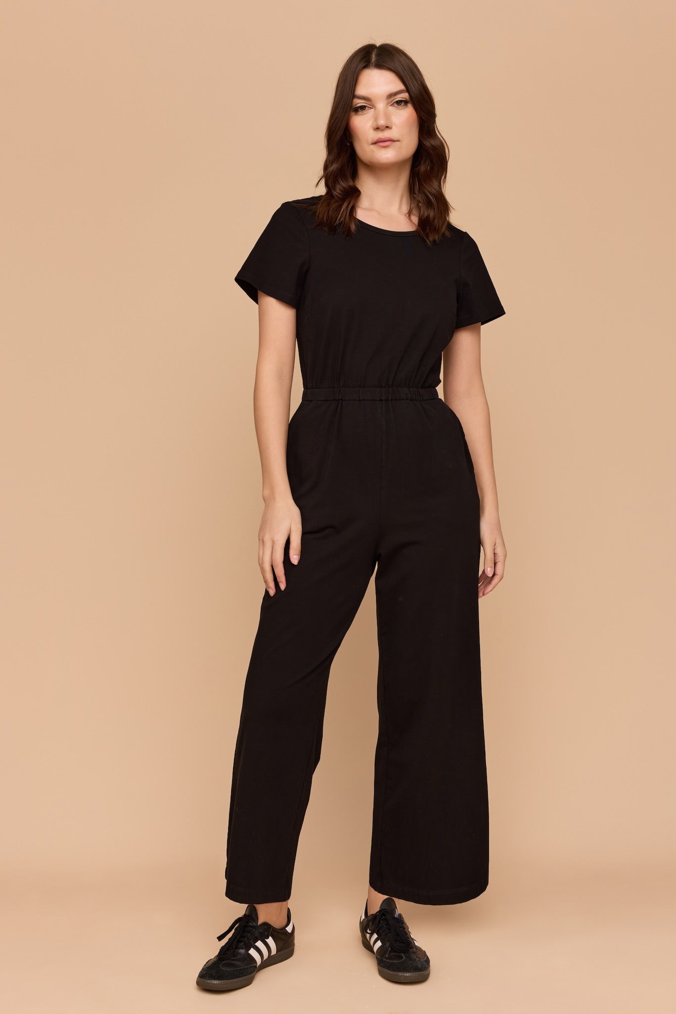 WHOLESALE - Black Stretch Jumpsuit