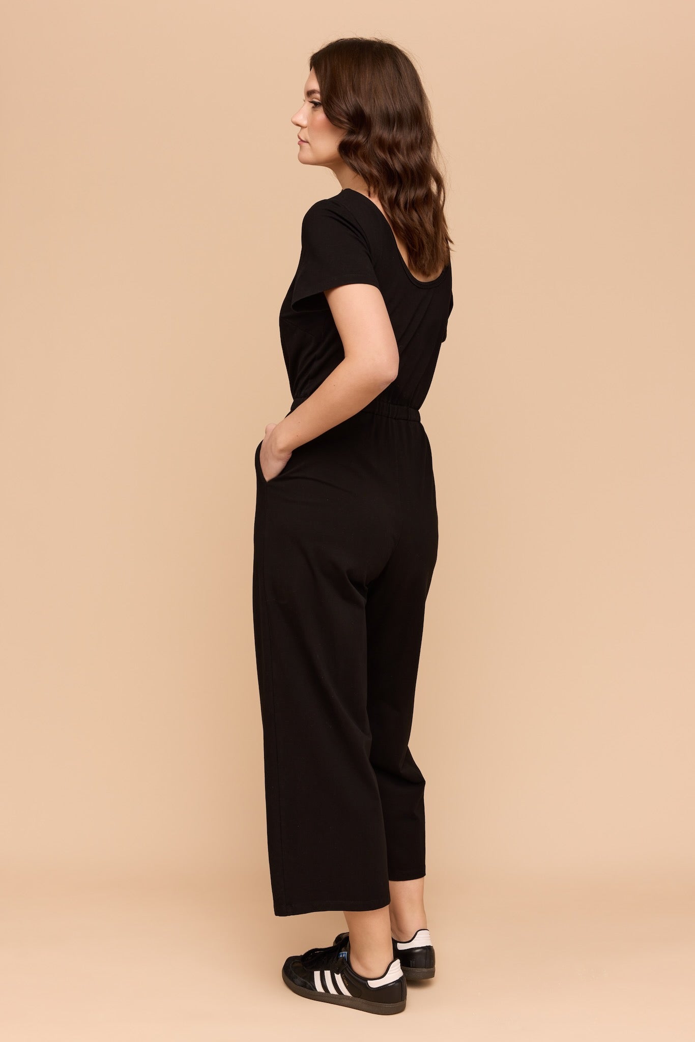 WHOLESALE - Black Stretch Jumpsuit