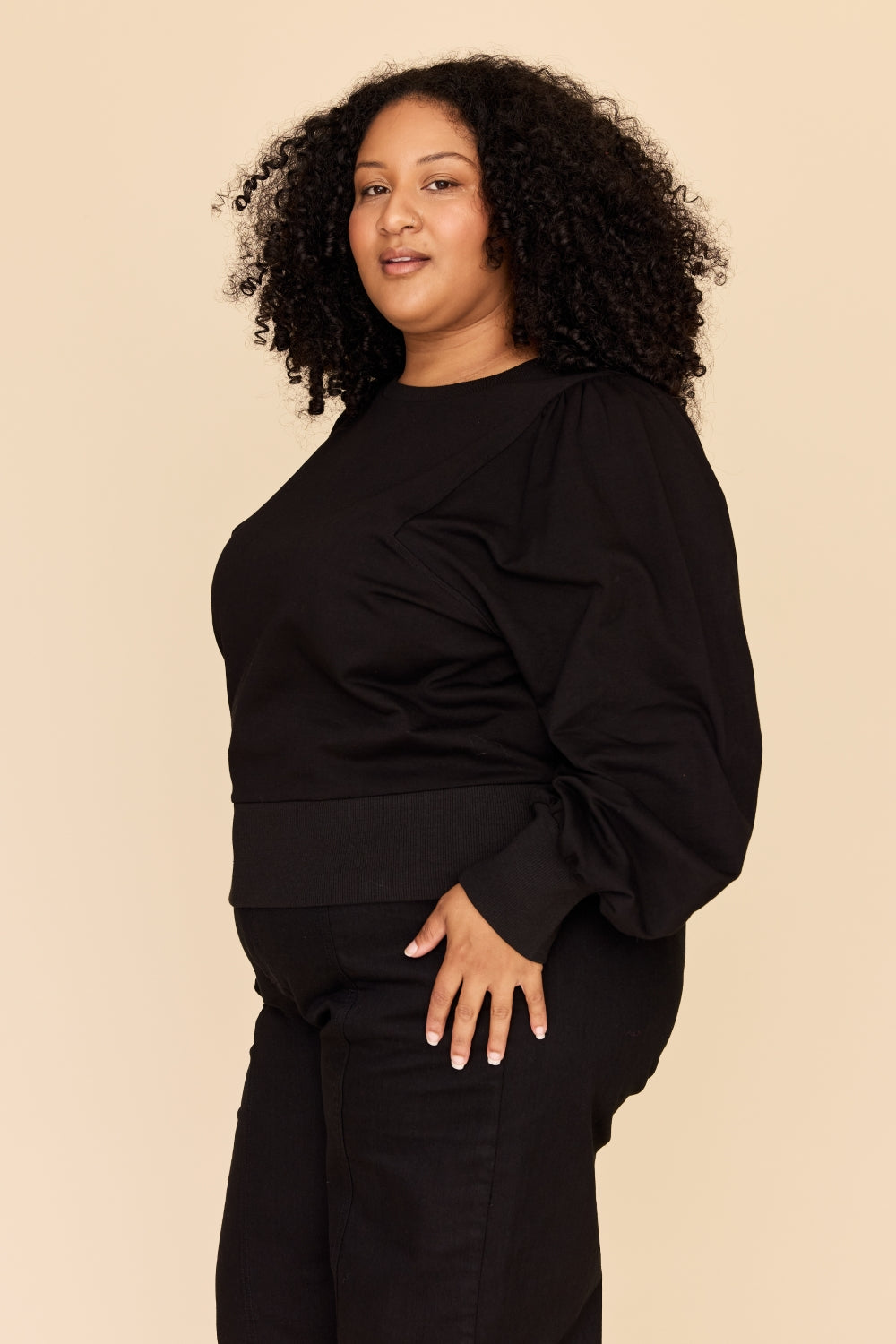 BLACK Batwing Windcheater