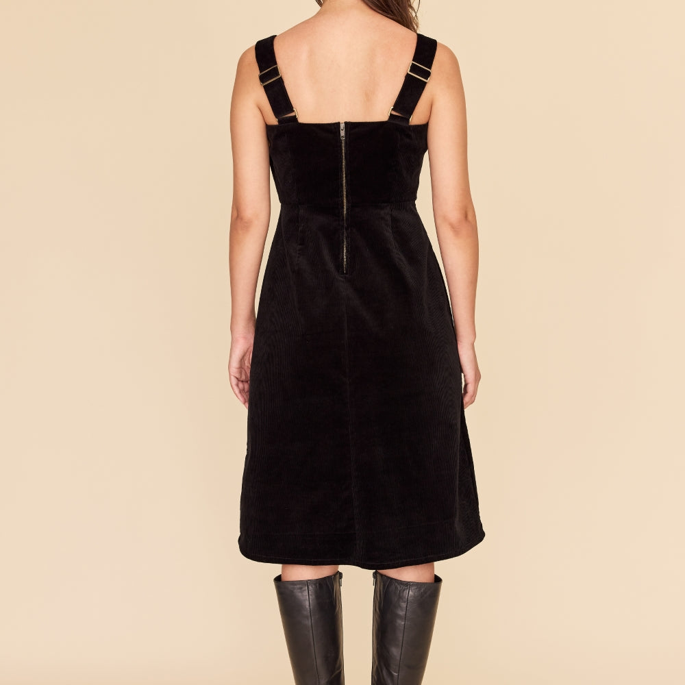 
                      
                        BLACK CORDUROY Apron Dress
                      
                    