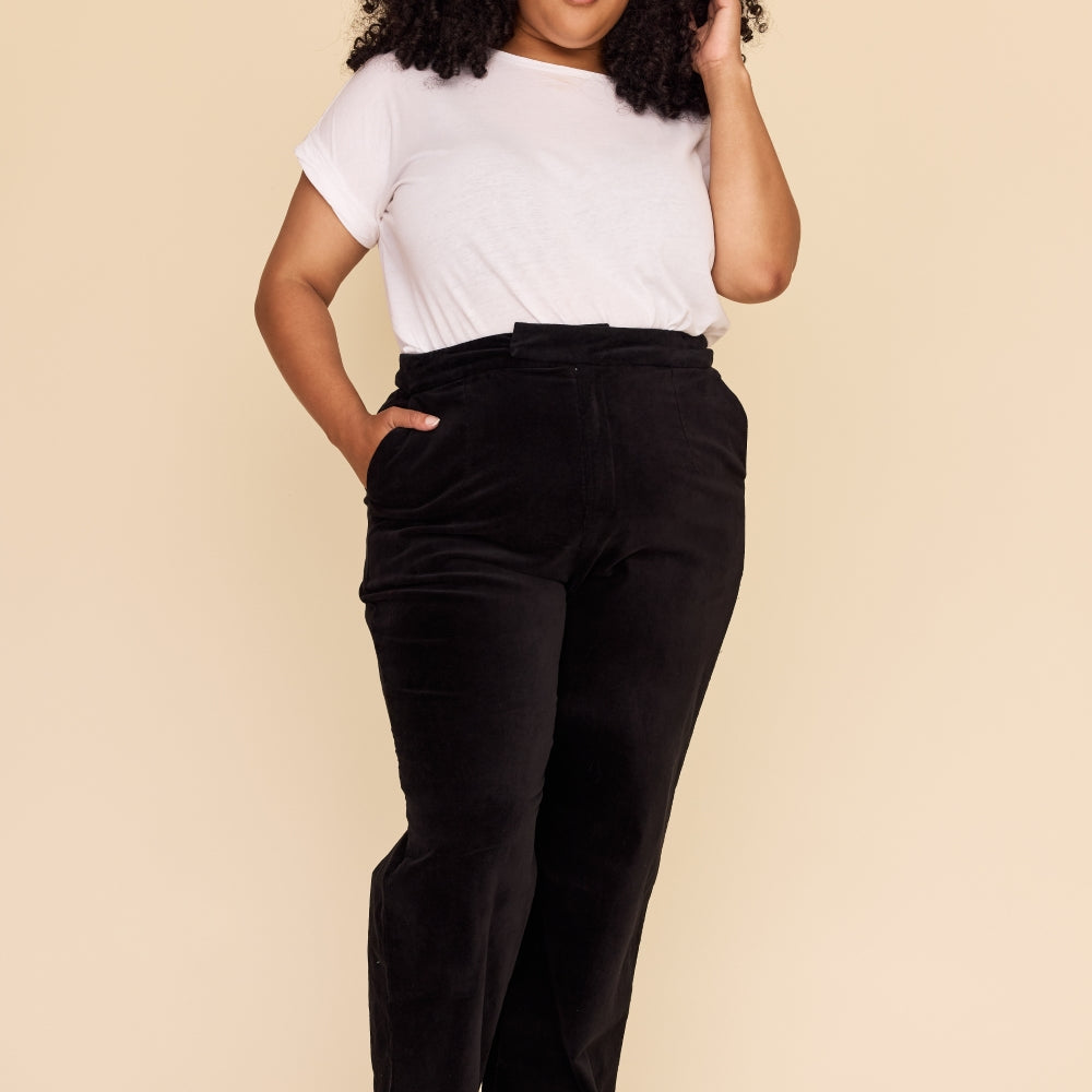 
                      
                        BLACK Velvet Pants
                      
                    