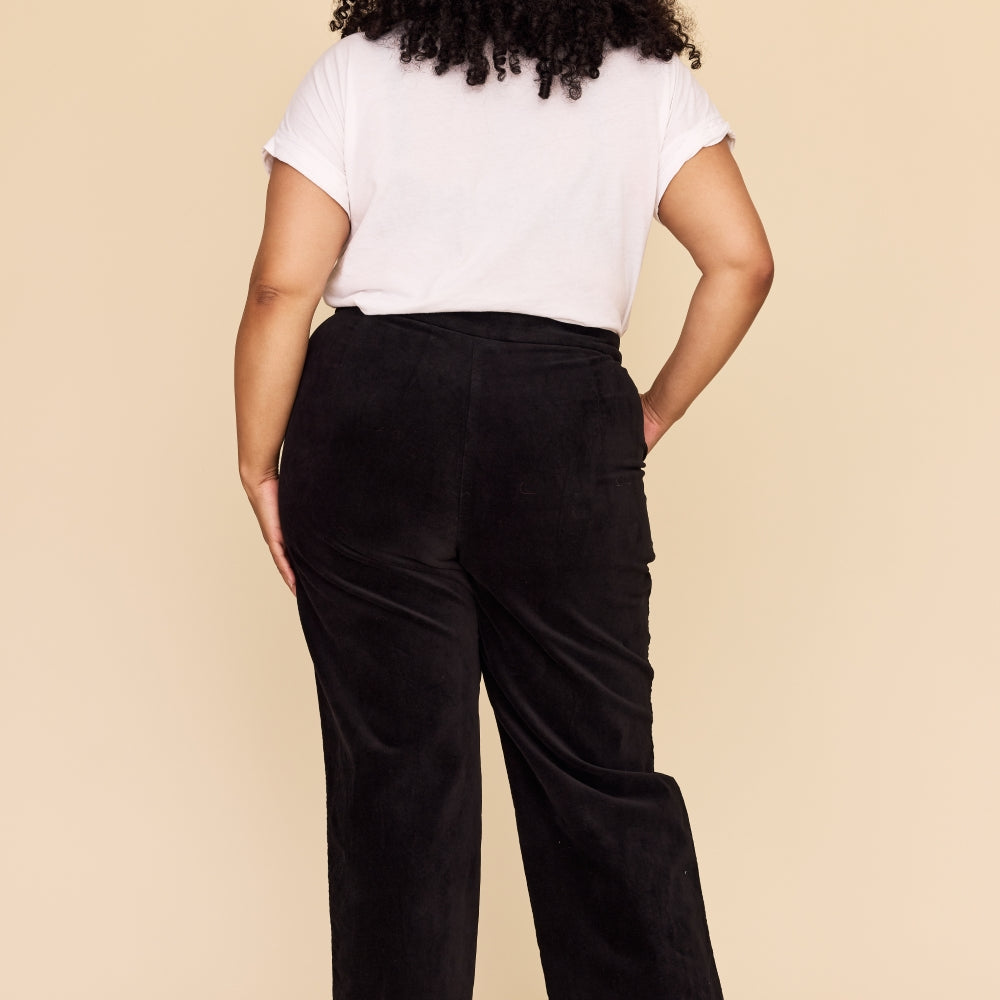 
                      
                        BLACK Velvet Pants
                      
                    