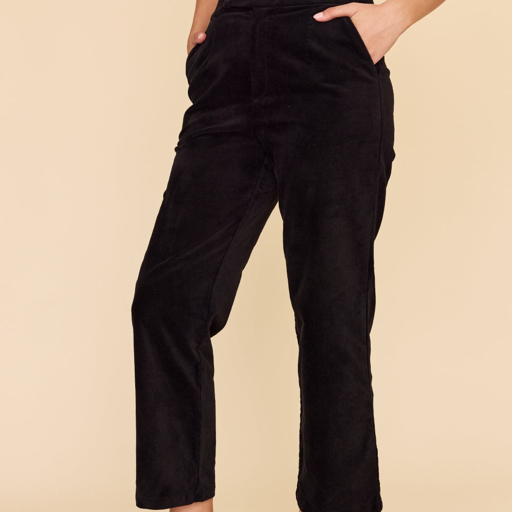 
                      
                        BLACK Velvet Pants
                      
                    
