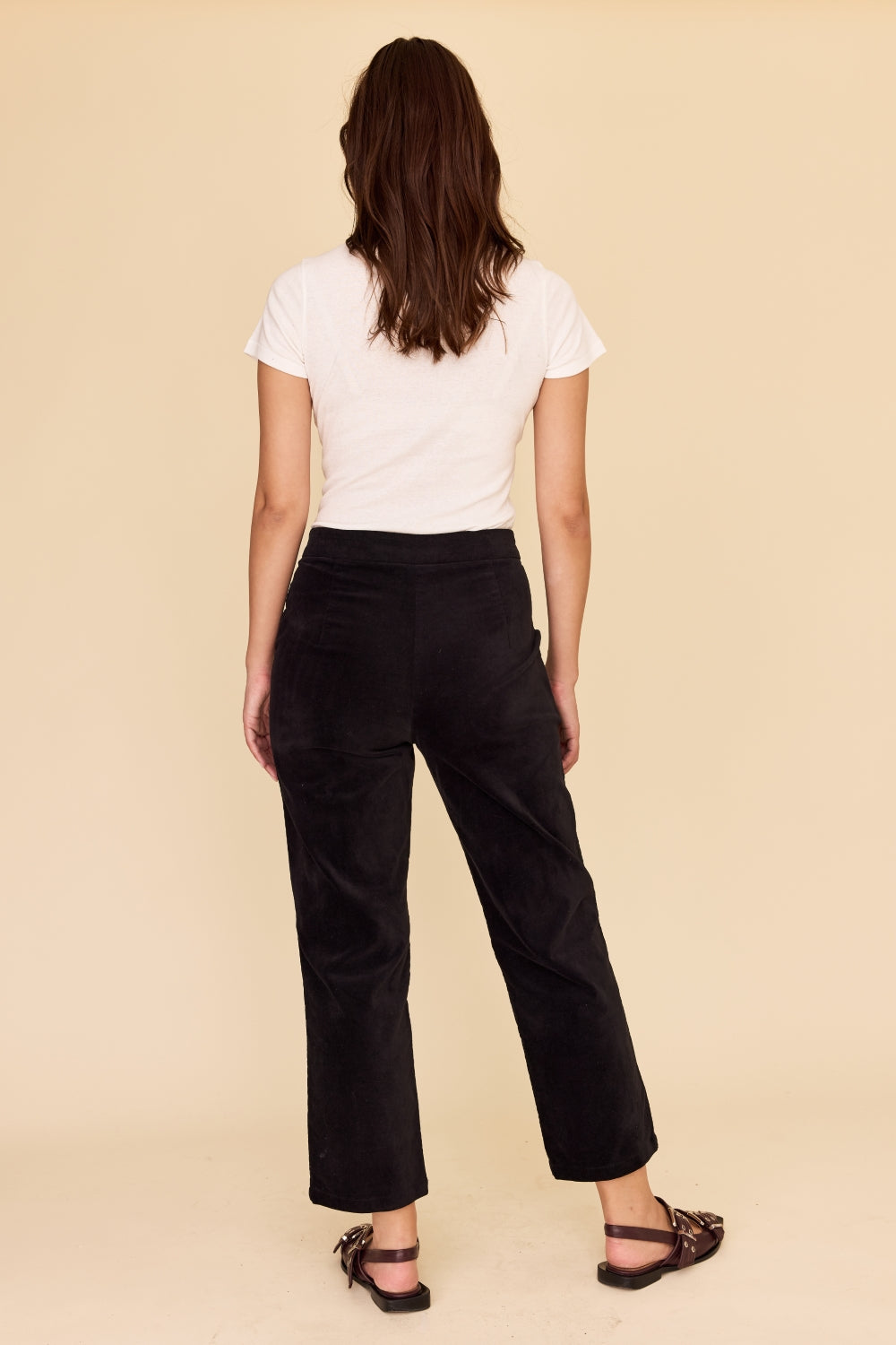 BLACK Velvet Pants