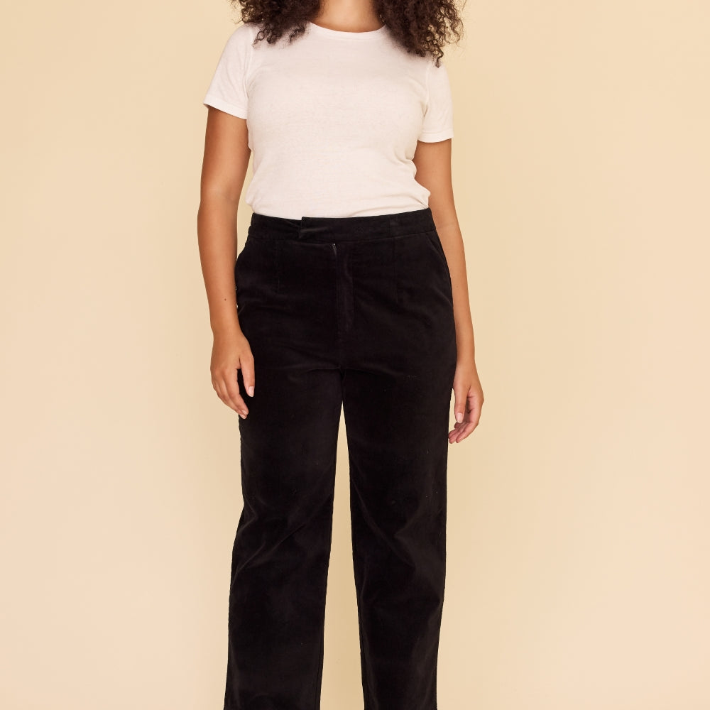 
                      
                        BLACK Velvet Pants
                      
                    