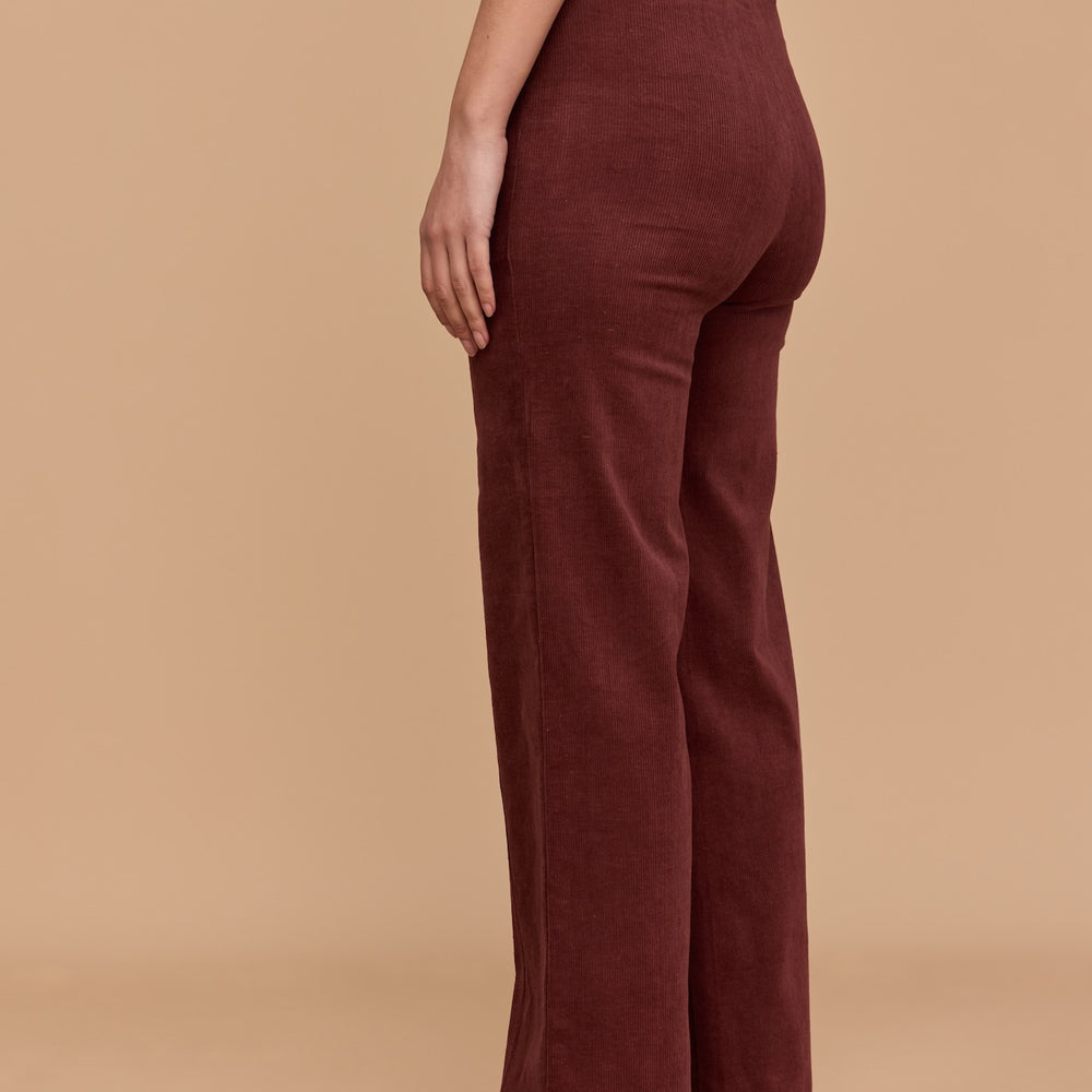 
                      
                        BURGUNDY Corduroy High Waist Pants
                      
                    