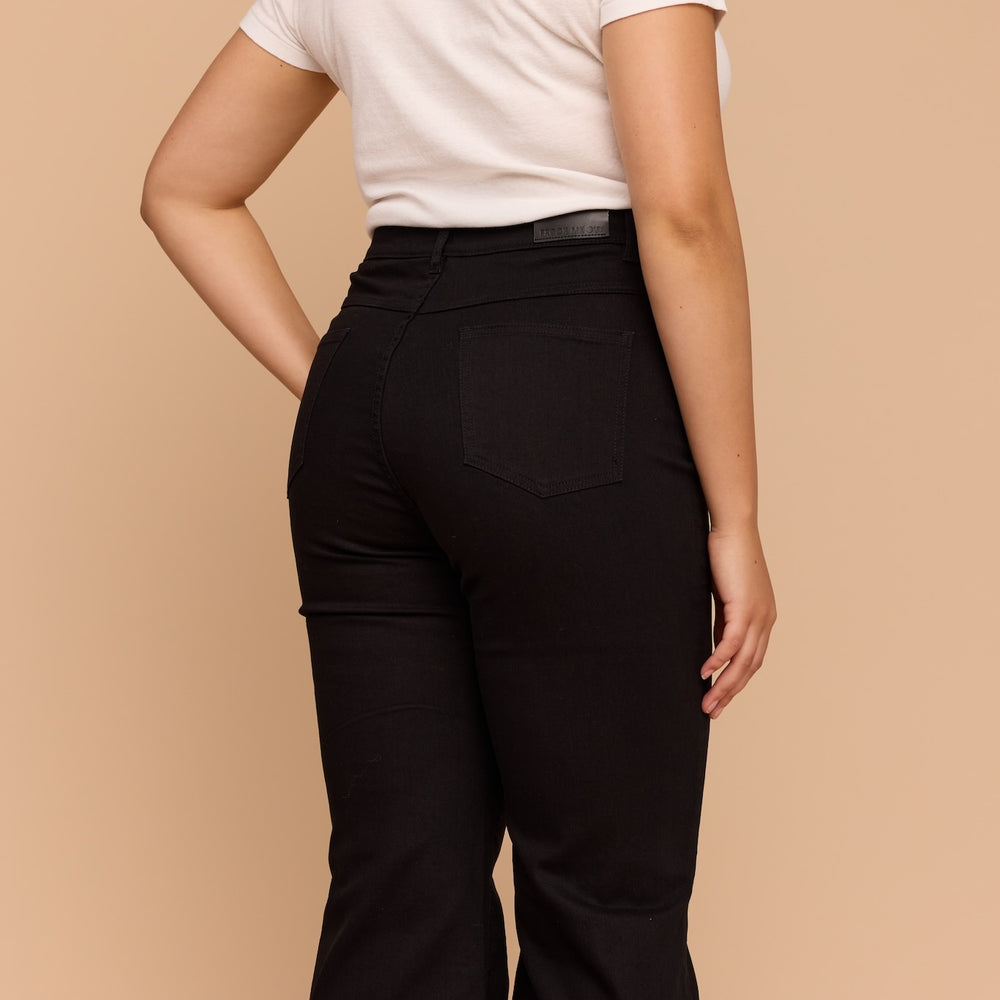 
                      
                        BLACK Denim Flare Jeans SECONDS
                      
                    