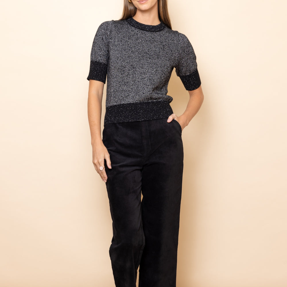 BLACK Velvet Pants