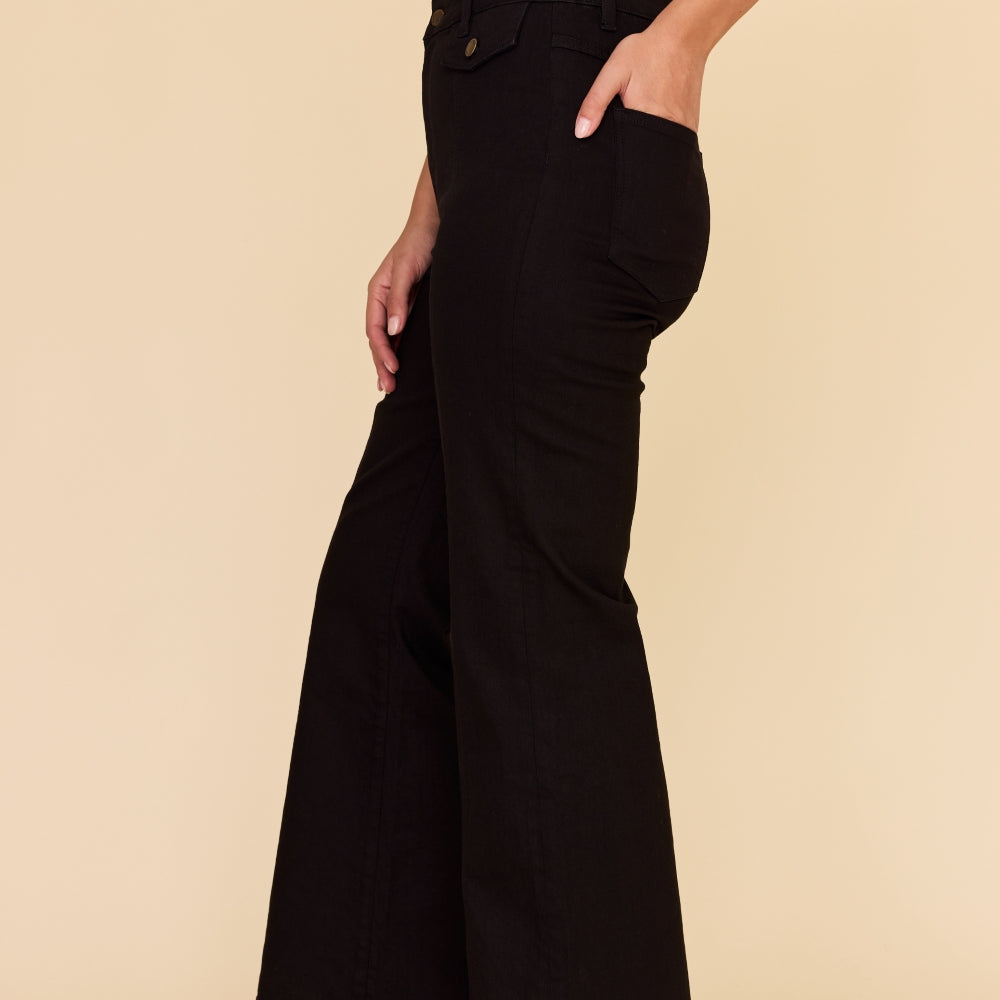
                      
                        BLACK Denim Flare Jeans SECONDS
                      
                    