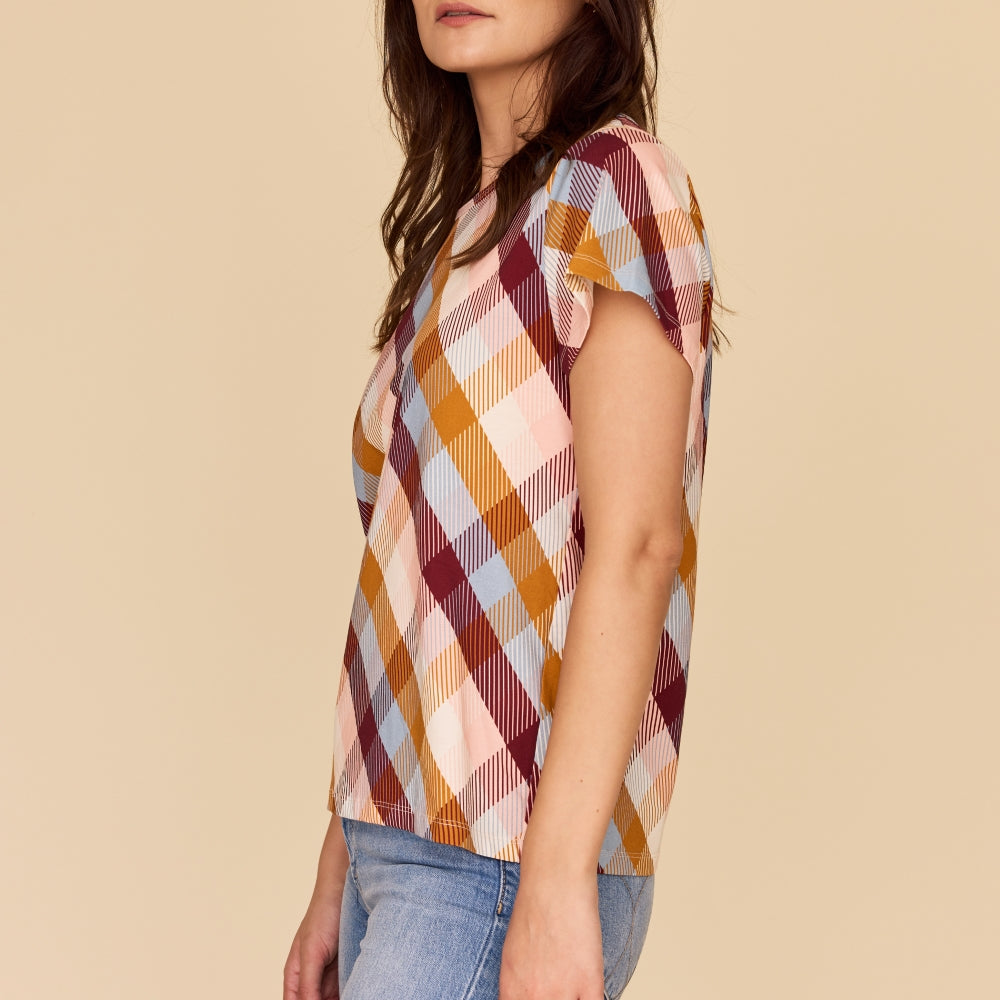 
                      
                        CHECKERED LOVE Tee
                      
                    
