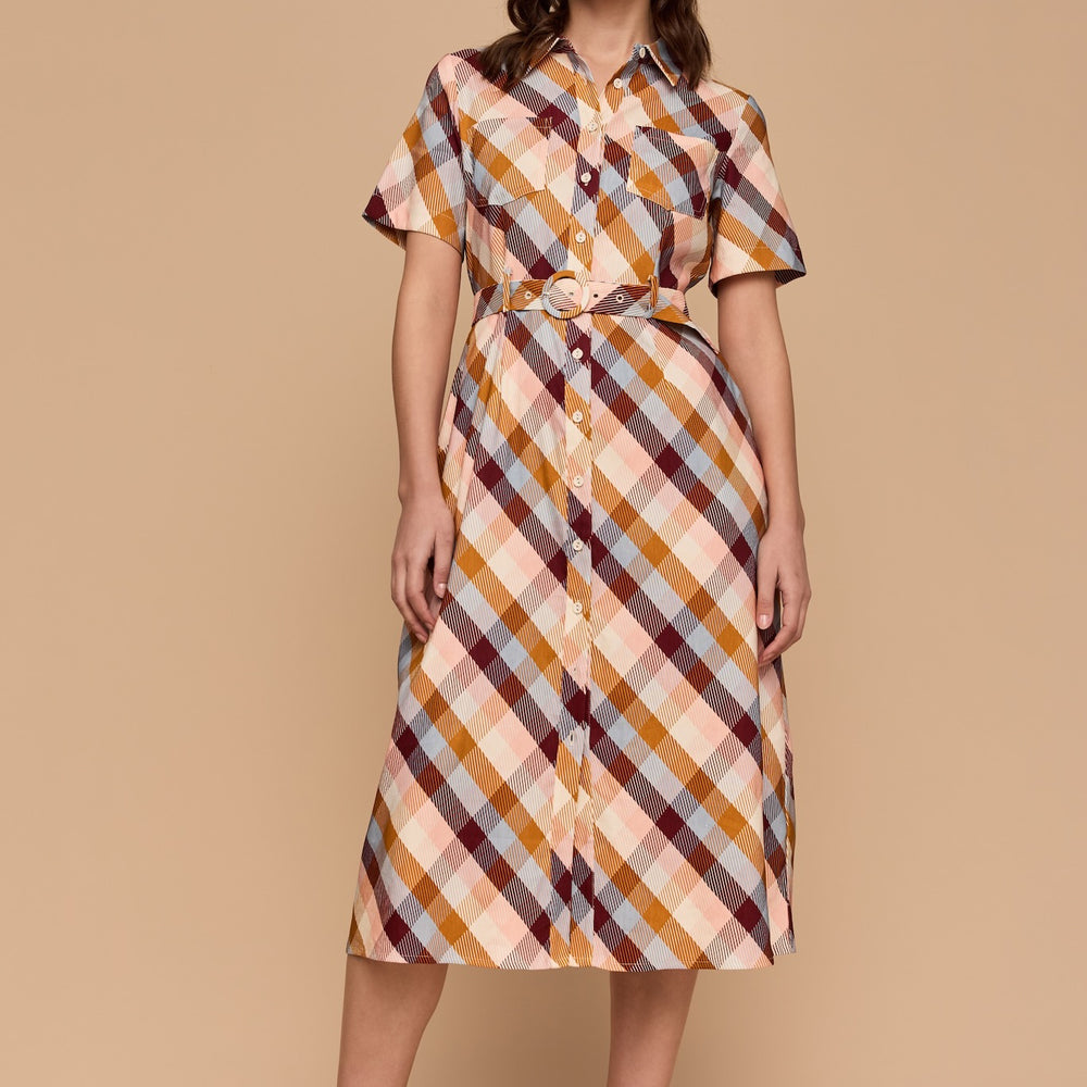 
                      
                        CHECKERED LOVE Shirt Dress
                      
                    