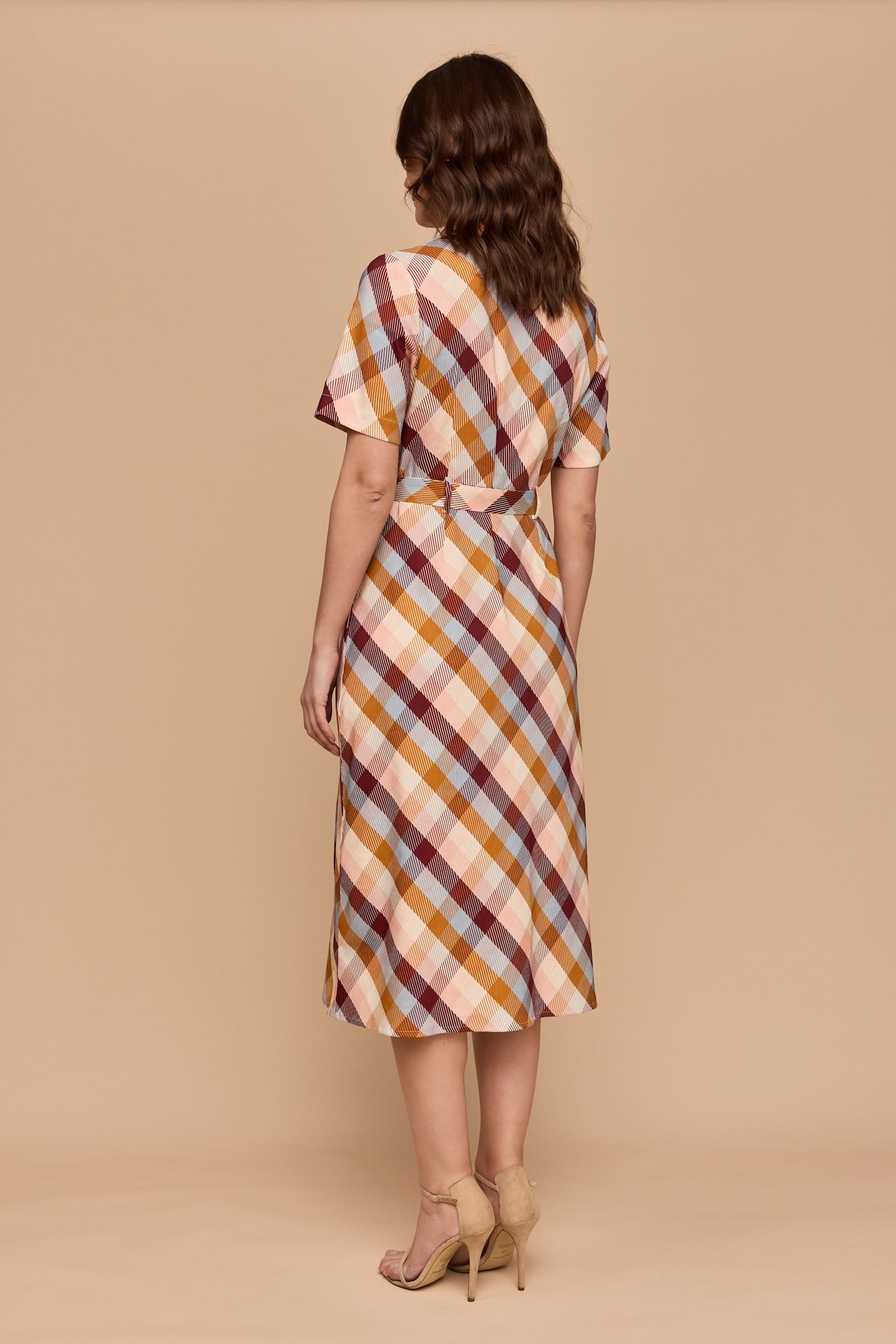 CHECKERED LOVE Shirt Dress