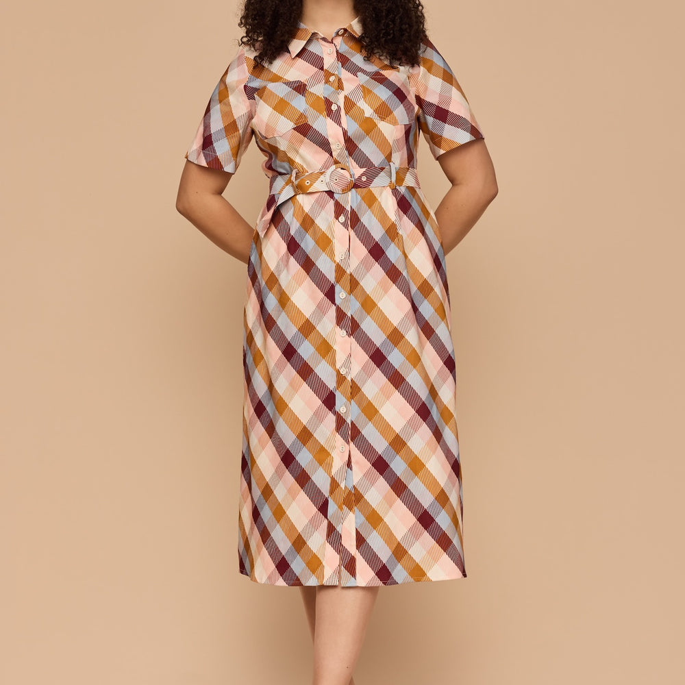 
                      
                        CHECKERED LOVE Shirt Dress
                      
                    