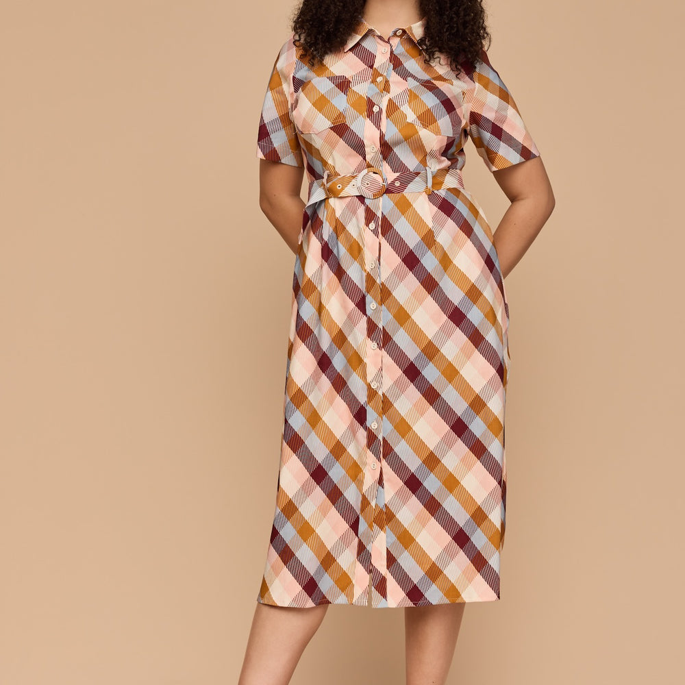 
                      
                        CHECKERED LOVE Shirt Dress
                      
                    