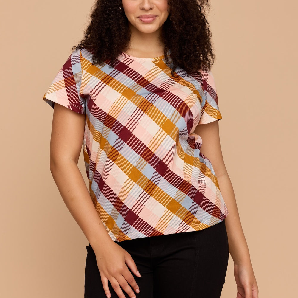 
                      
                        CHECKERED LOVE Tee
                      
                    