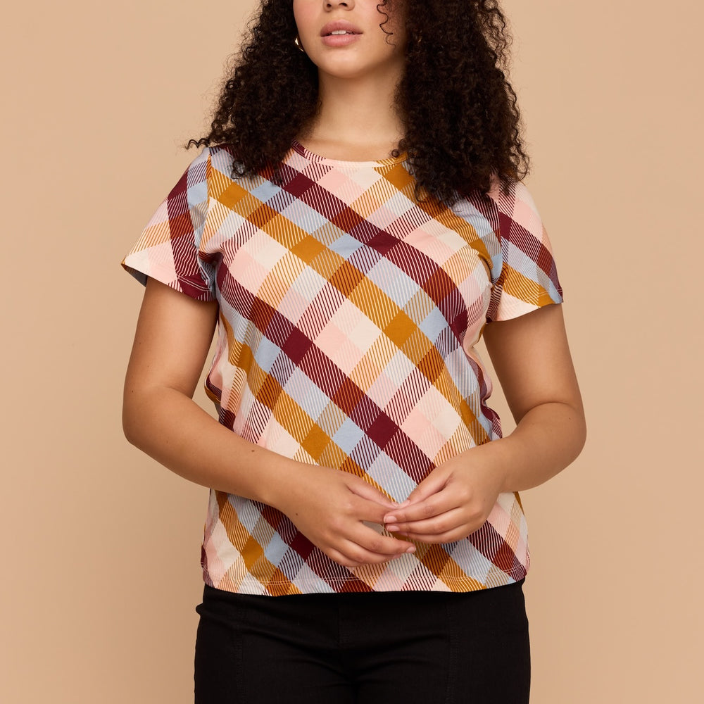 
                      
                        CHECKERED LOVE Tee
                      
                    