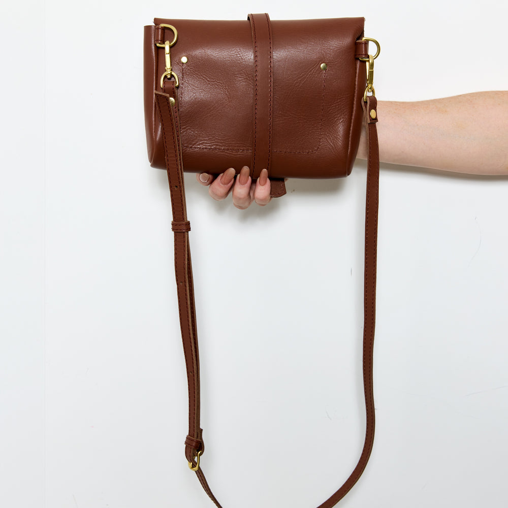 
                      
                        GOOD THING 3 WAYS Sling by Byrd Studio - Chestnut Brown Leather
                      
                    
