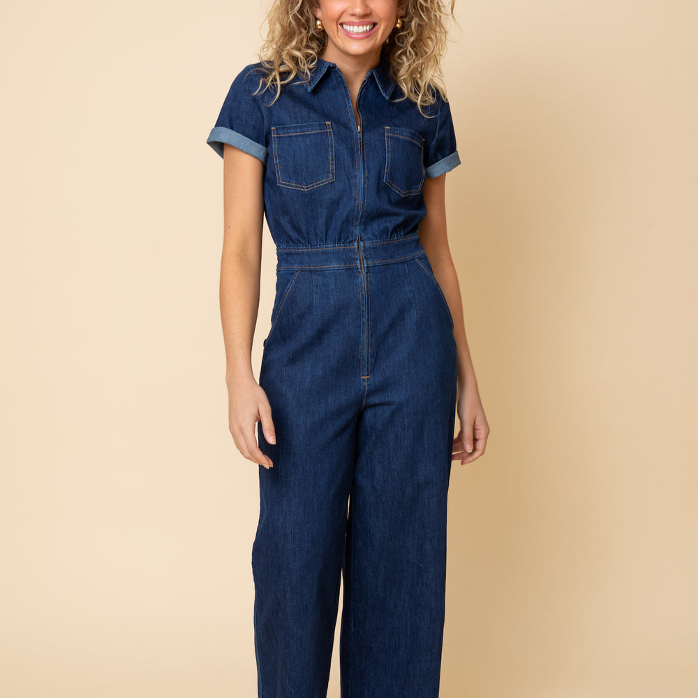 
                      
                        Denim Freestyler Jumpsuit - Washed Denim
                      
                    