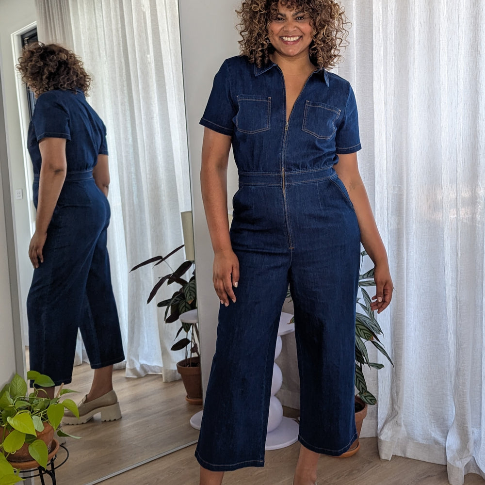 
                      
                        Denim Freestyler Jumpsuit - Washed Denim
                      
                    