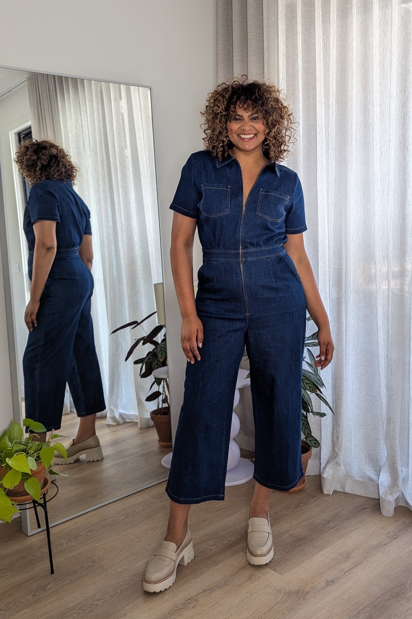 Denim Freestyler Jumpsuit - Washed Denim