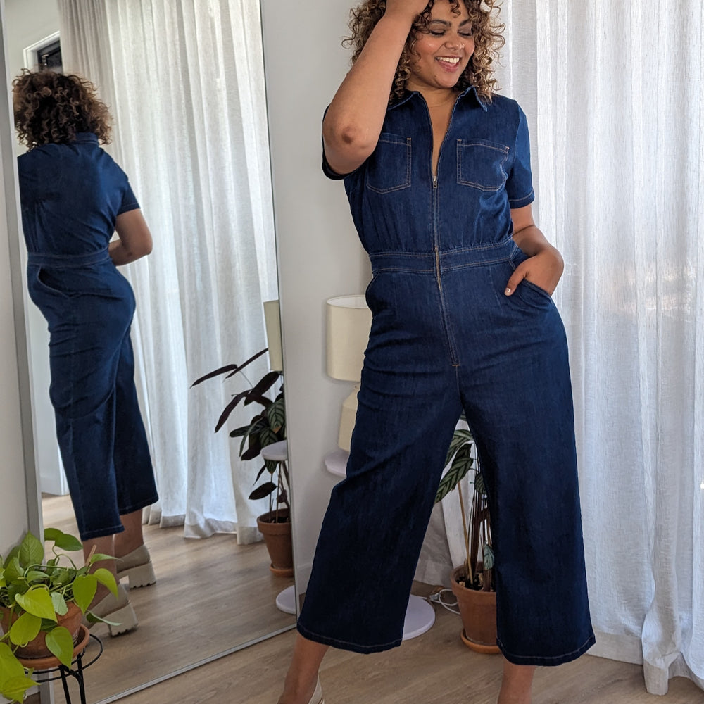 
                      
                        Denim Freestyler Jumpsuit - Washed Denim
                      
                    