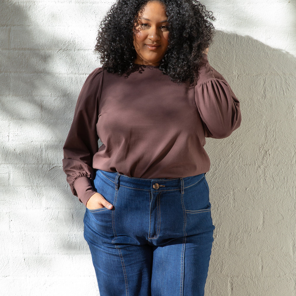 
                      
                        ESPRESSO Bell Sleeve Top
                      
                    