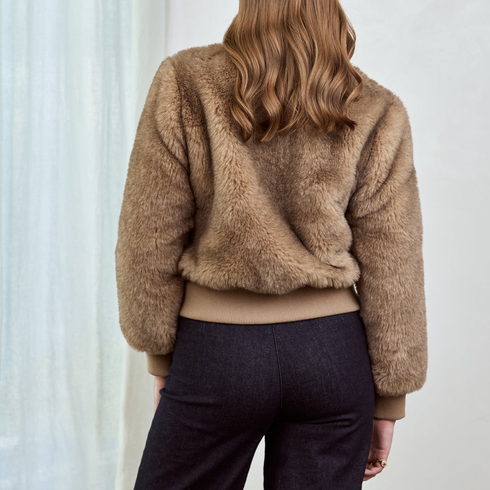 
                      
                        FAUX FUR Bomber Jacket
                      
                    
