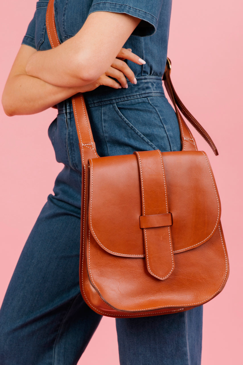 70's Style Saddle Bag by The Butcher Byrd