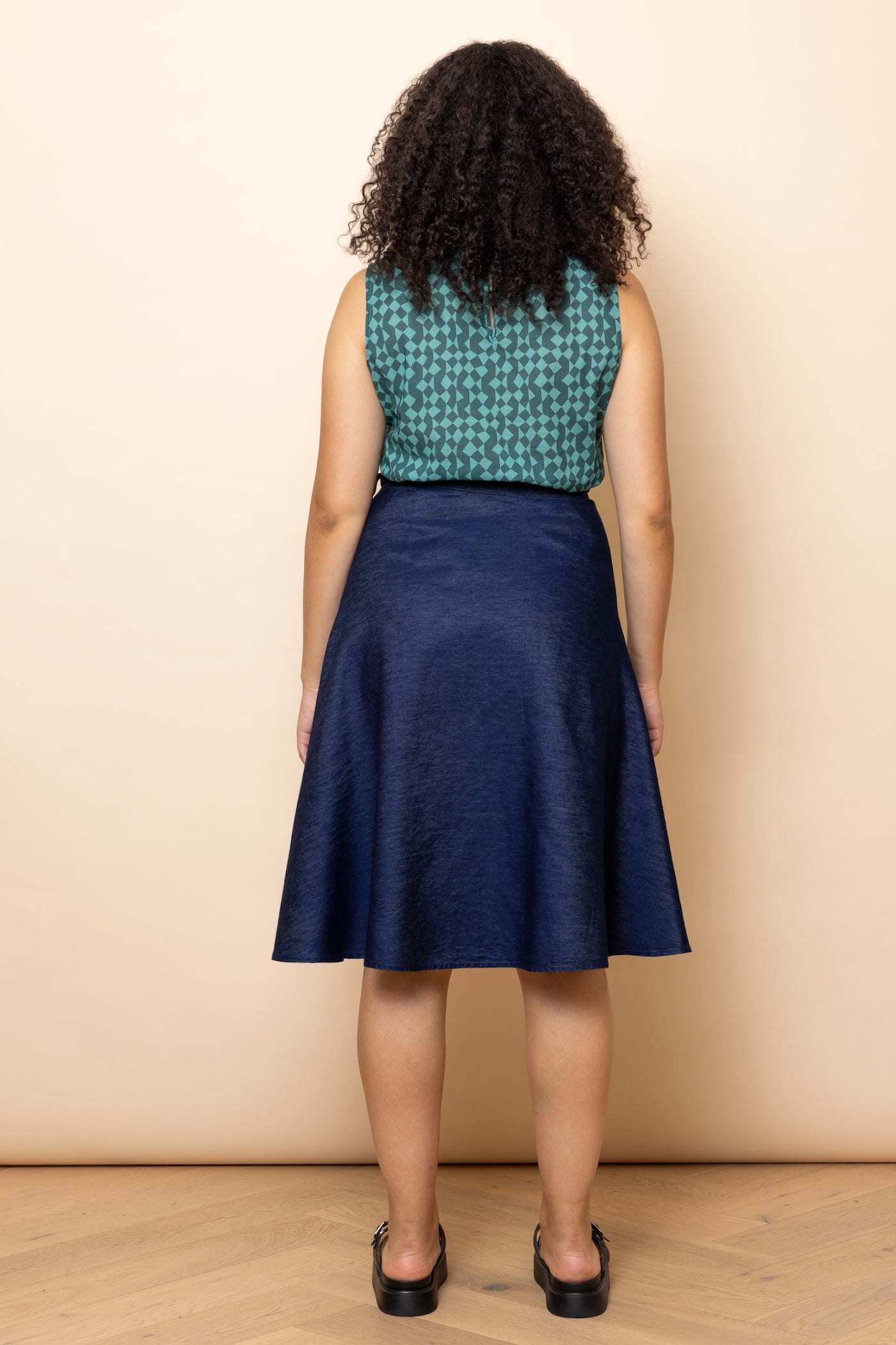 DENIM CHAMBRAY Wrap Skirt – Frock Me Out