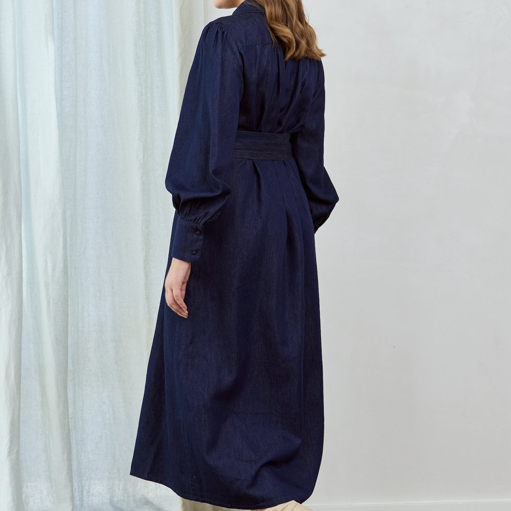 
                      
                        WHOLESALE - INDIGO CHAMBRAY Midi Shirt Dress
                      
                    