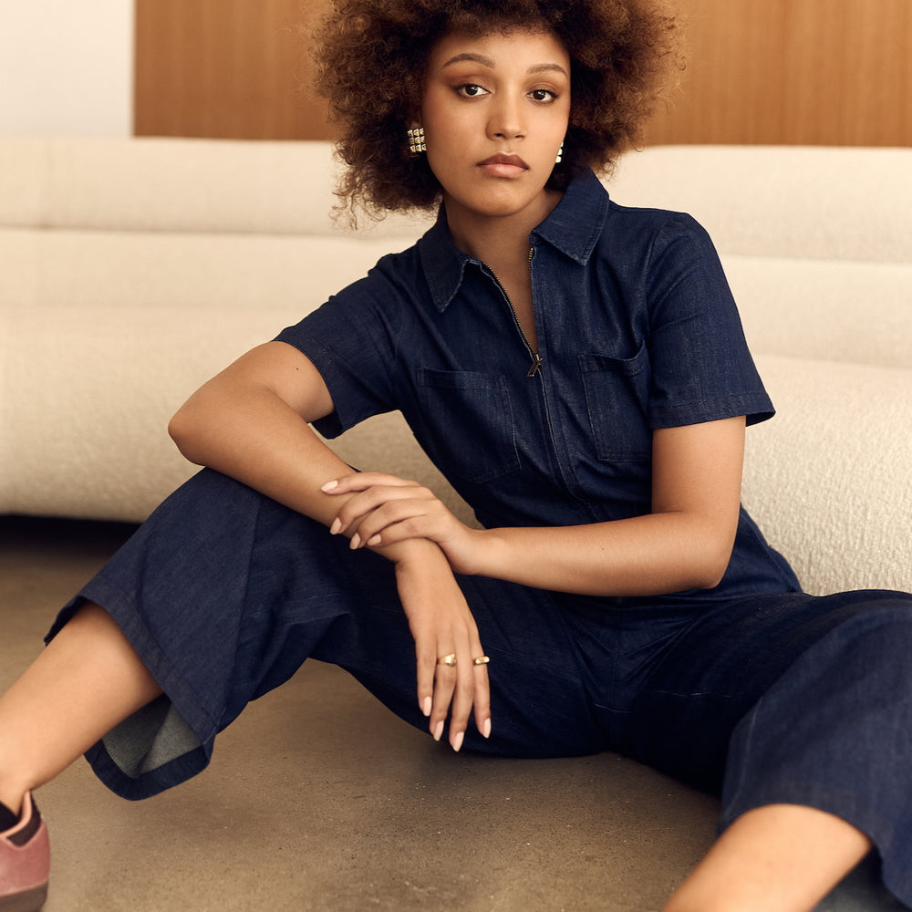 
                      
                        Denim Freestyler Jumpsuit - INDIGO
                      
                    