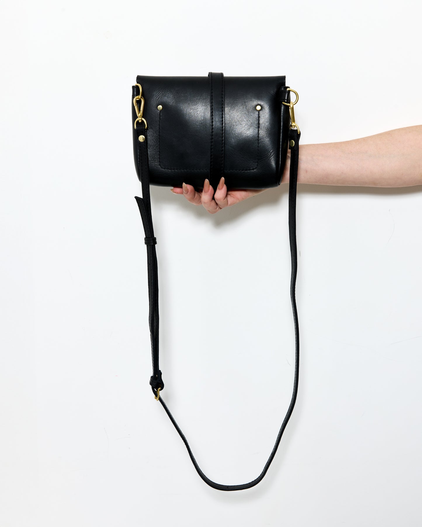 GOOD THING 3 WAYS Sling by Byrd Studio - Black Leather