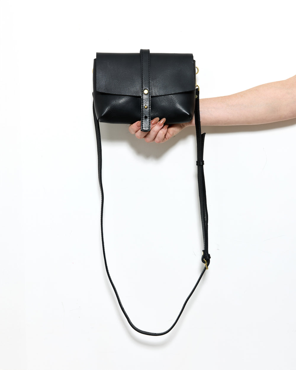 GOOD THING 3 WAYS Sling by Byrd Studio - Black Leather