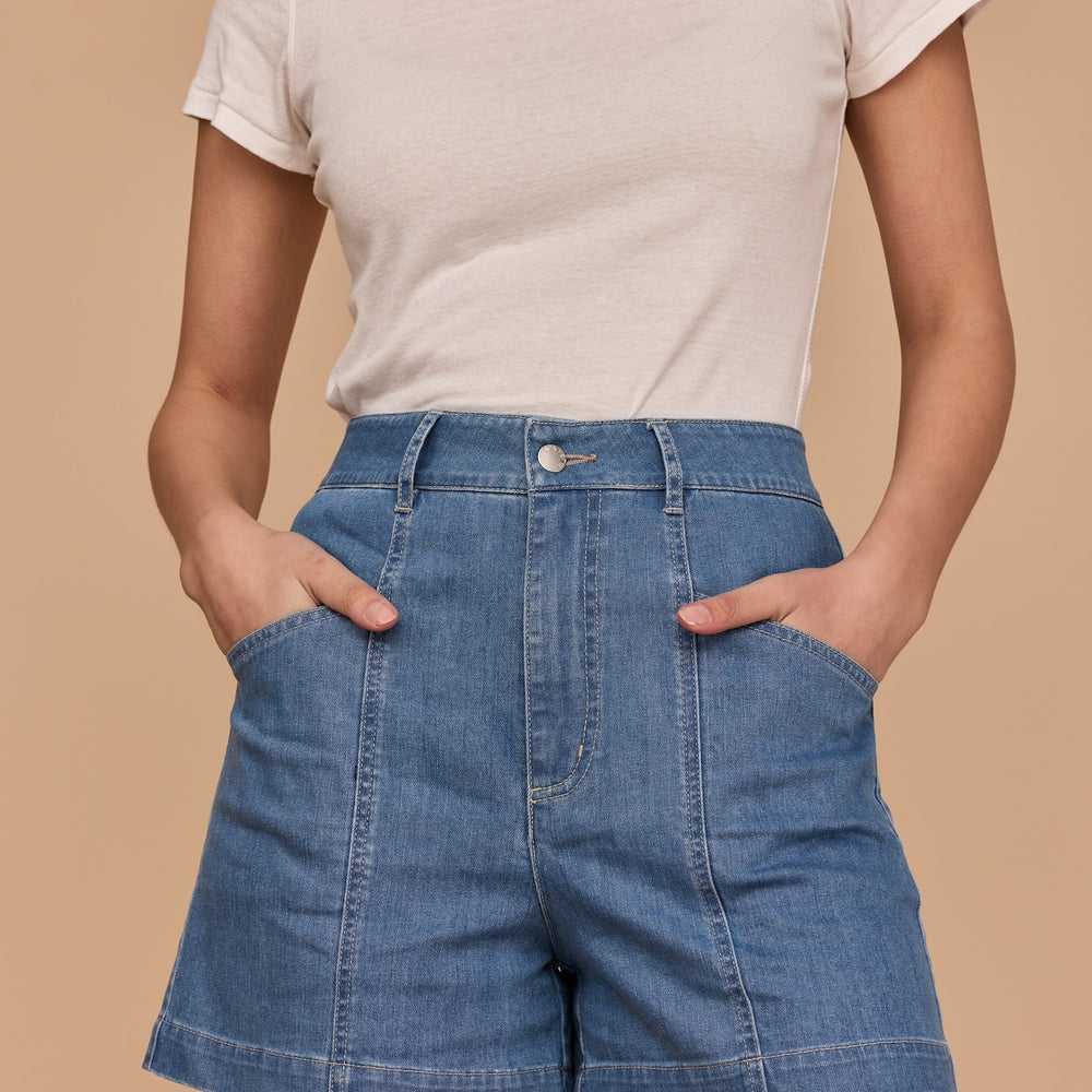 WHOLESALE - DENIM High Waist Shorts