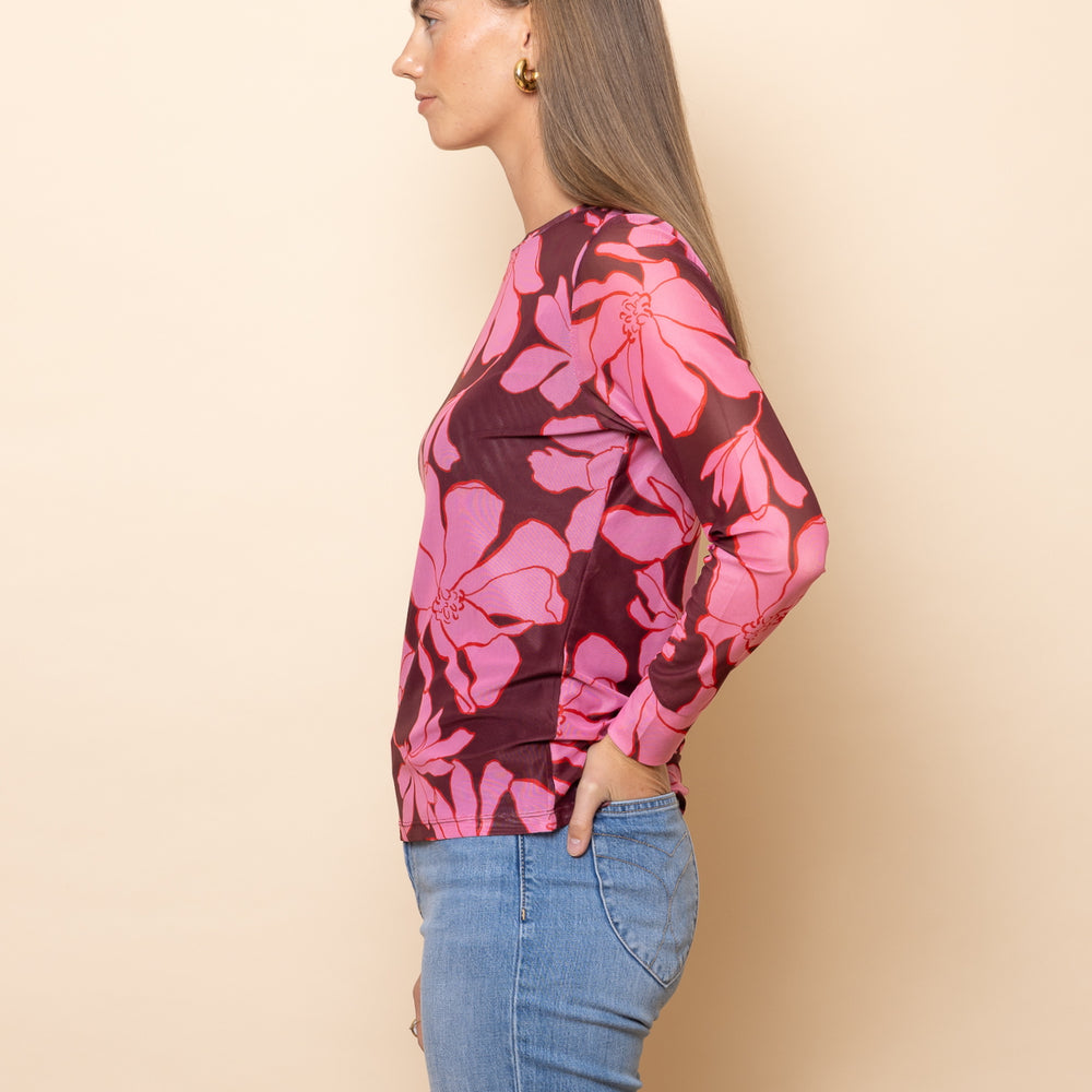 
                      
                        MAGNOLIA Mesh Long Sleeve Top
                      
                    