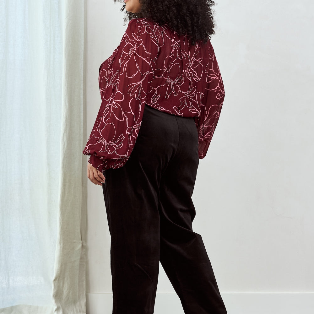 
                      
                        MAGNOLIA Tie Neck Blouse
                      
                    