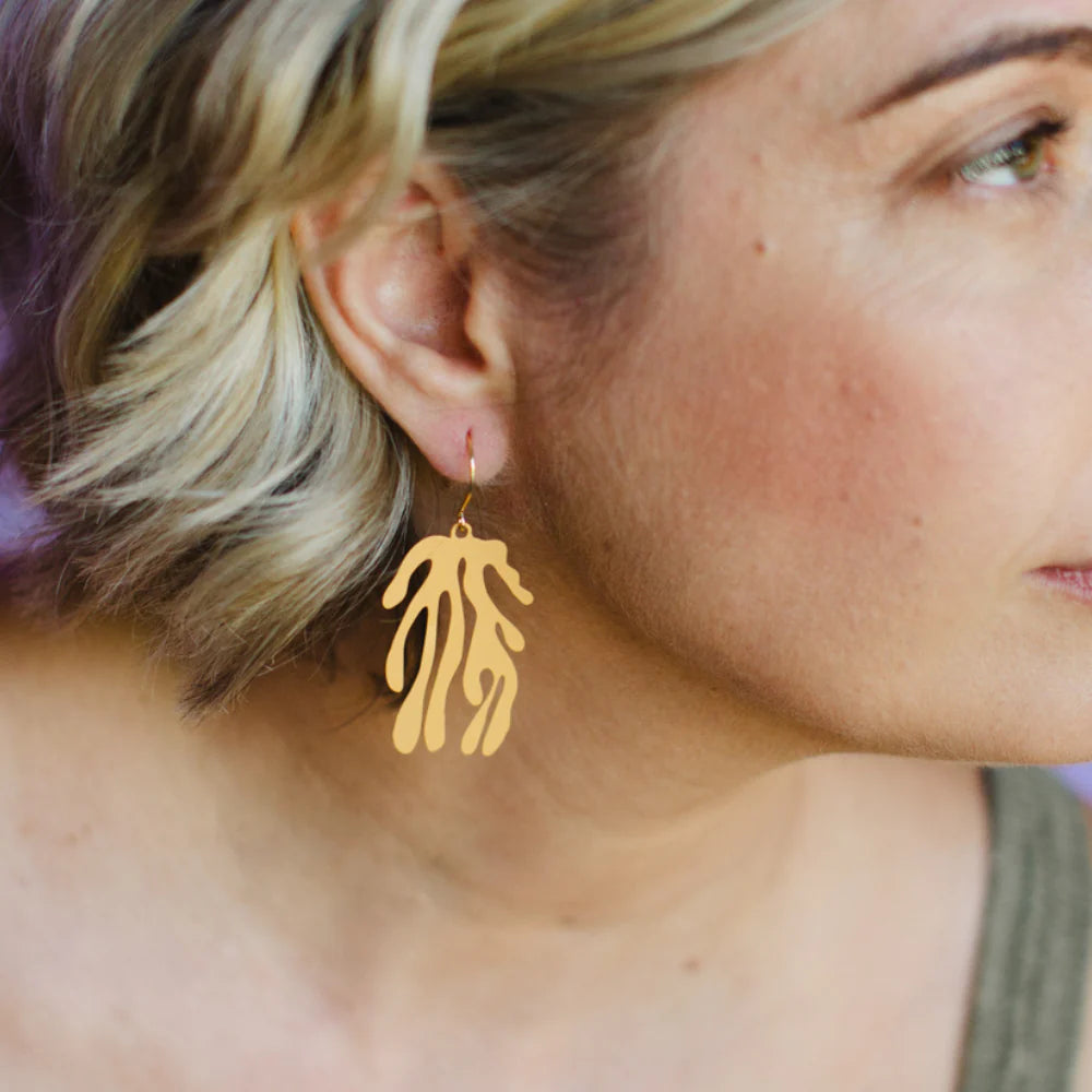 MIDI MATISSE Earrings in Peach