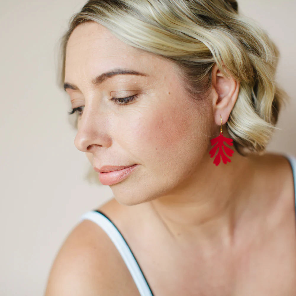 MINI MATISSE Earrings in Red