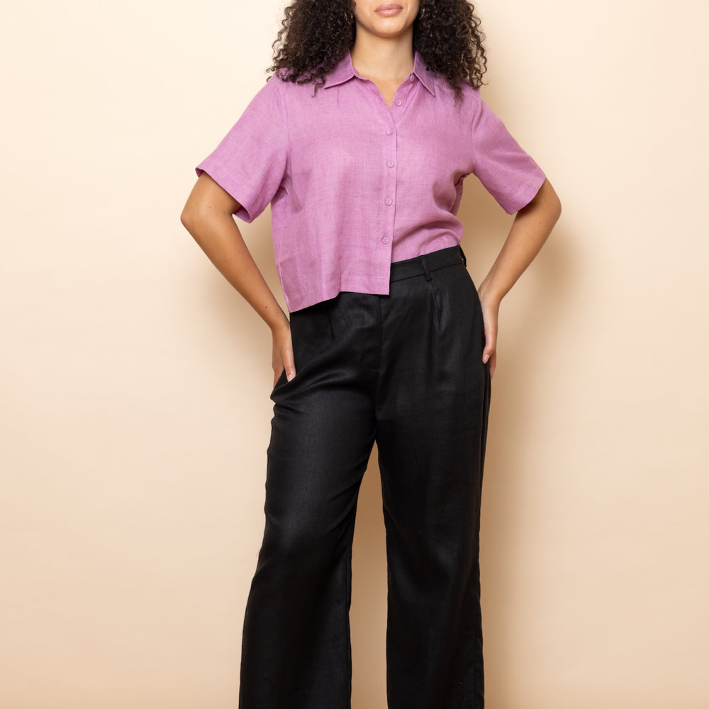 
                      
                        ORCHID Linen Shirt
                      
                    