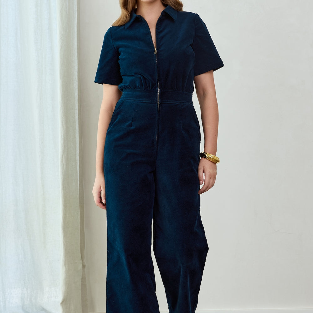 PETROL VELVET Freestyler Jumpsuit