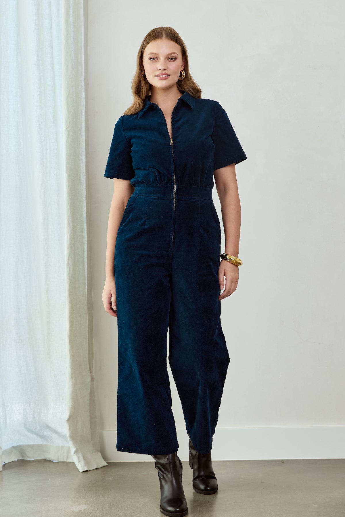 PETROL VELVET Freestyler Jumpsuit