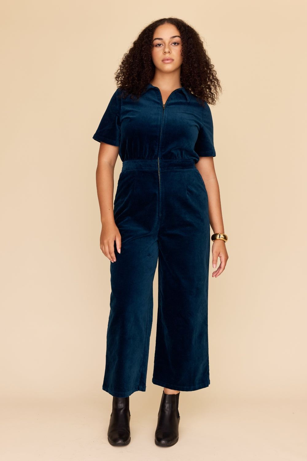 PETROL VELVET Freestyler Jumpsuit