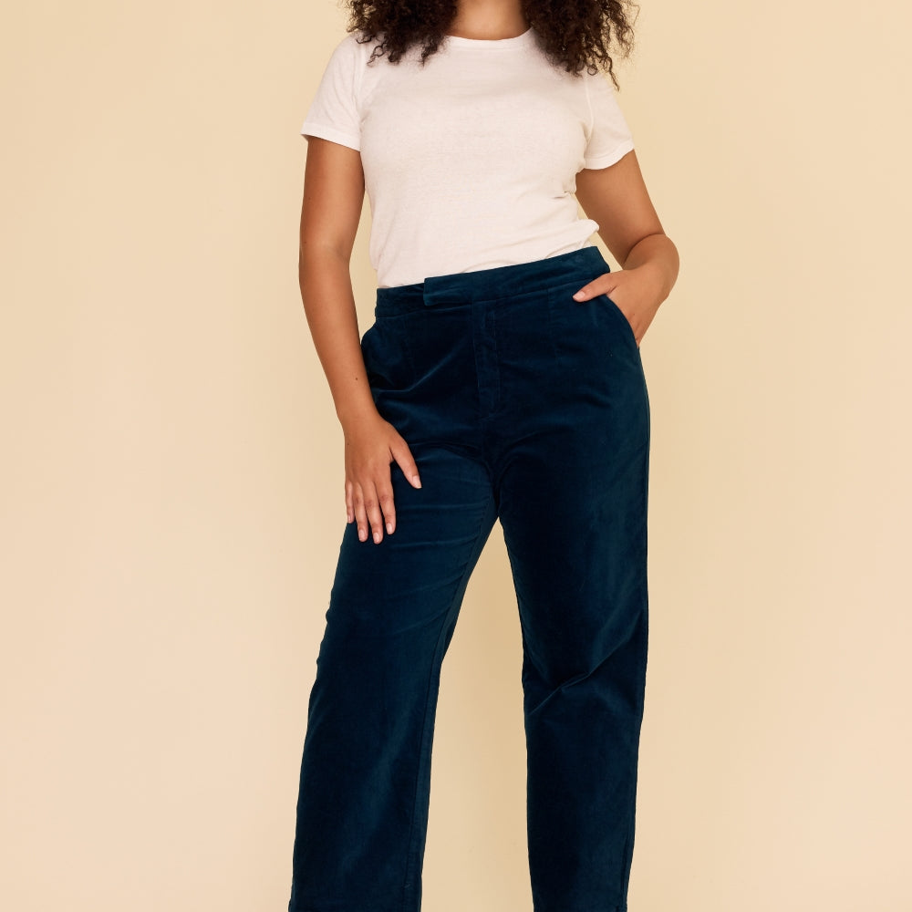 
                      
                        PETROL Velvet Pants
                      
                    
