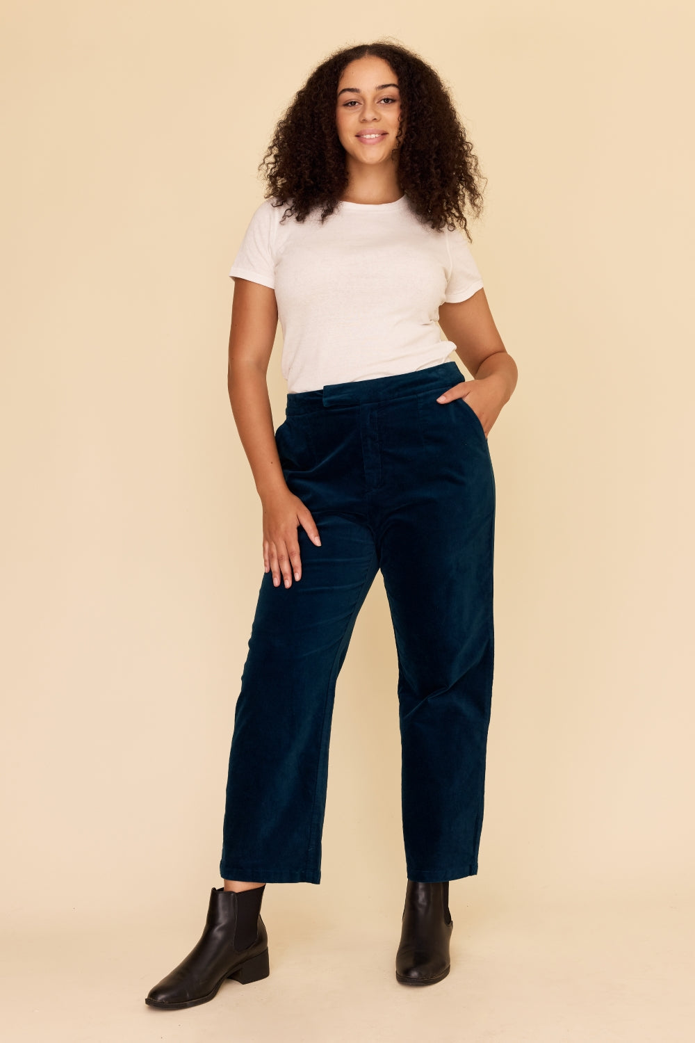 PETROL Velvet Pants