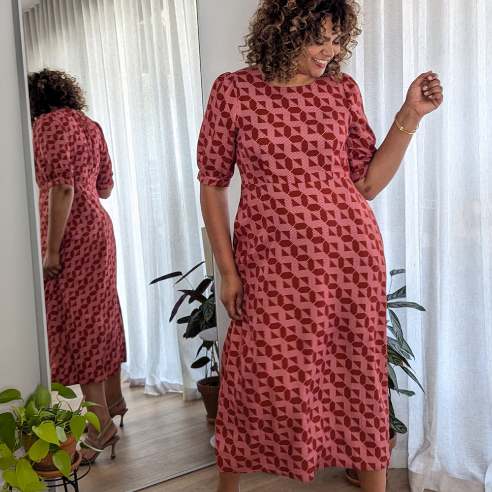 
                      
                        Zig Zag Shapeshifter Midi Maxi Dress
                      
                    