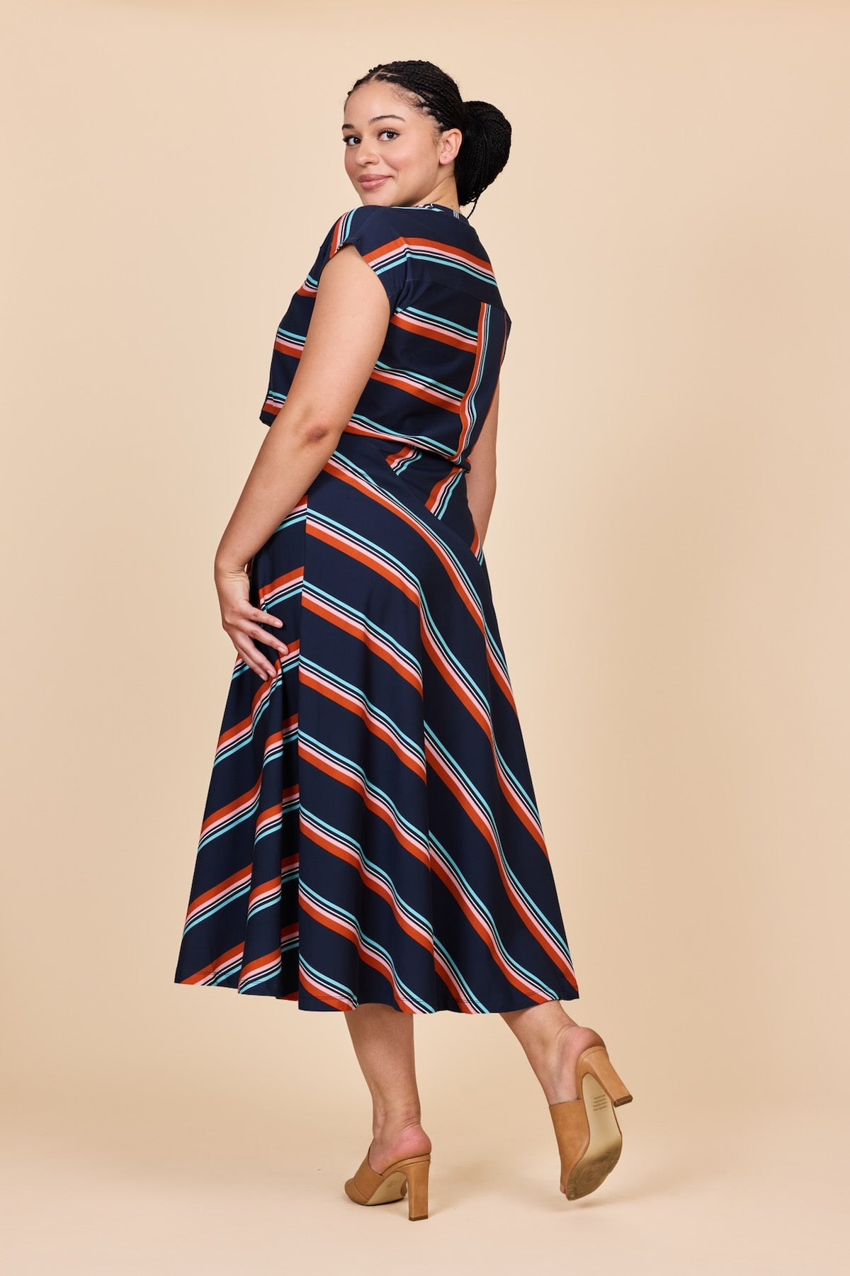 RETRO STRIPE A-line Skirt Frock Me Out RETRO STRIPE A-line Skirt Frock Me Out